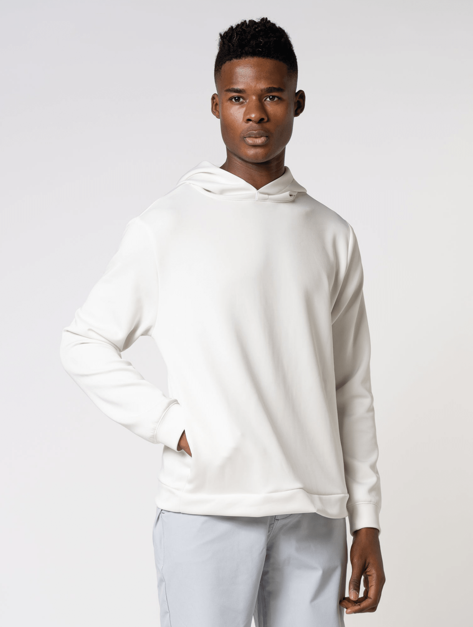 U-hoodie - Bone