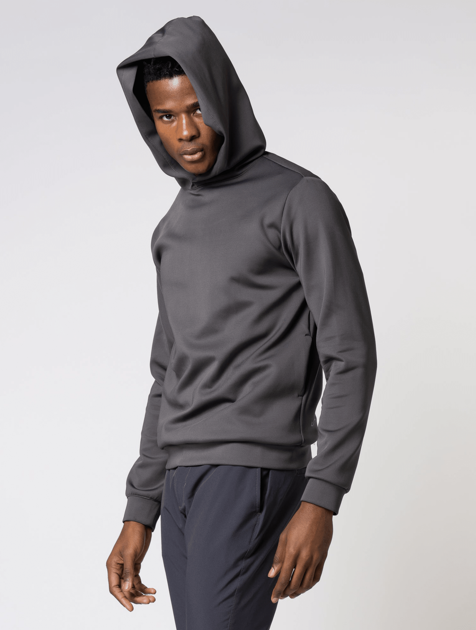 U-hoodie - Steel