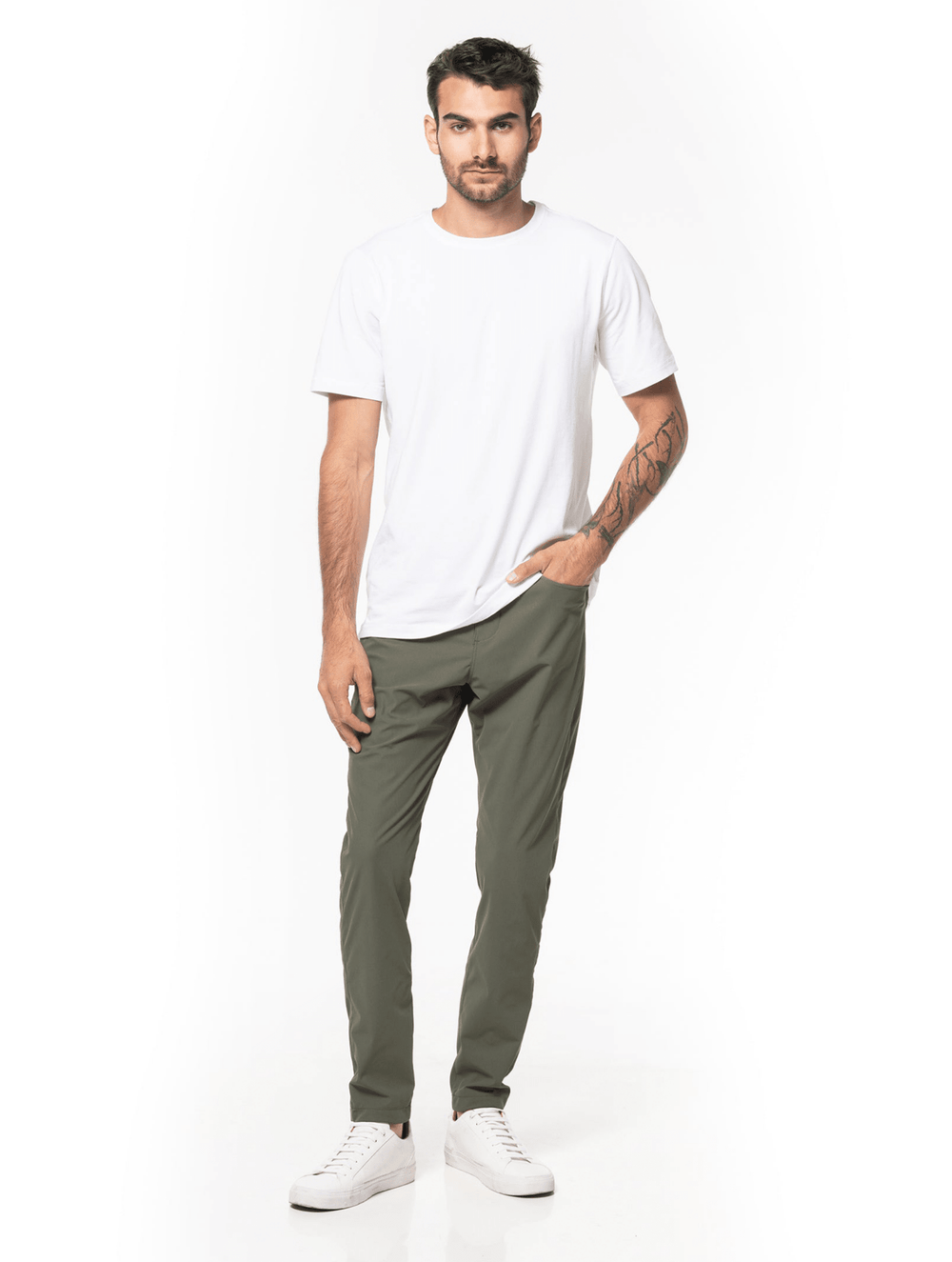5-Pocket Pants - Olive